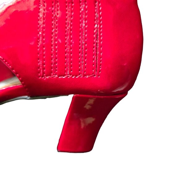 Easy Street Womens Red Patent Leather Heels Size 8 quiet luxury - Picture 8 of 10